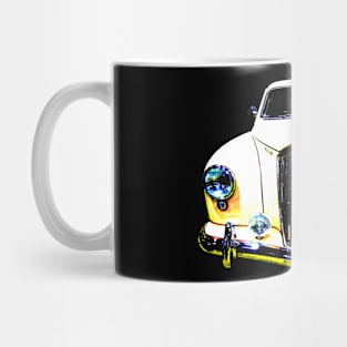 Wolseley 15/50 1950s British classic car high contrast Mug